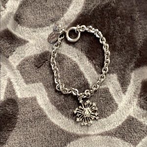 Juicy Couture Snowflake charm bracelet